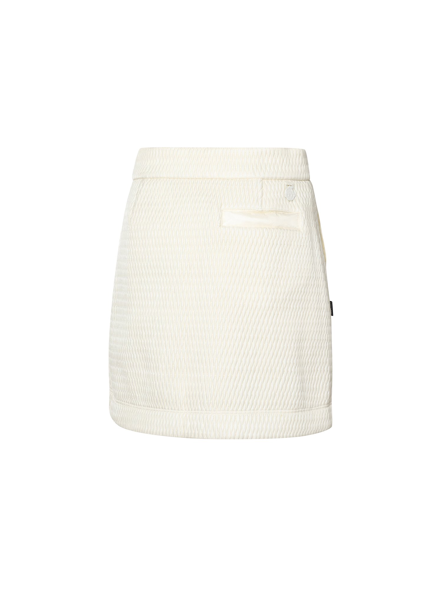 WG 다이아 퀼팅 스커트 L_Off White 상세 이미지 3