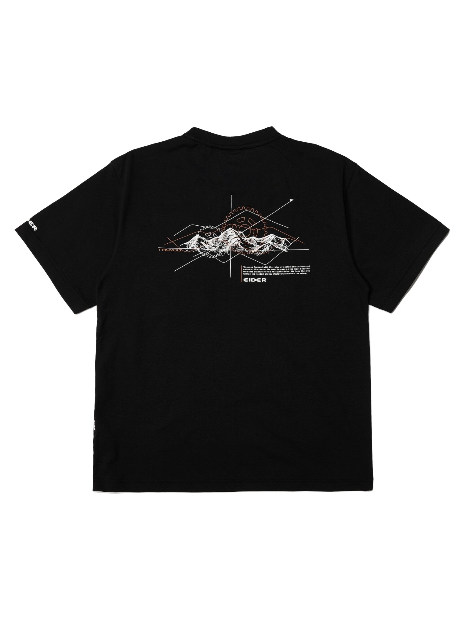 Tシャツ・カットソー EiDER EIDER x RAYVOLT ICE POCKET ROUND TEEBlack DMM24272Z1 optimize